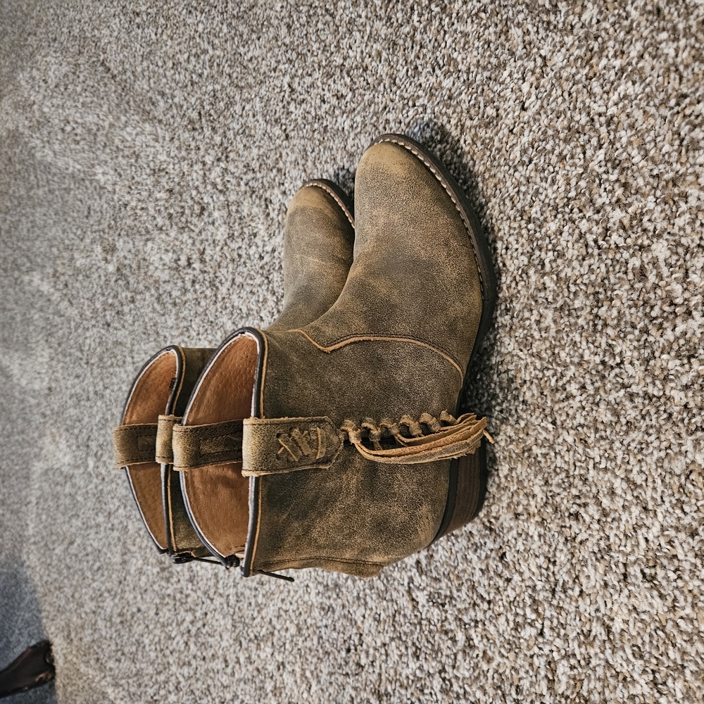 Brown Leather Western Boots